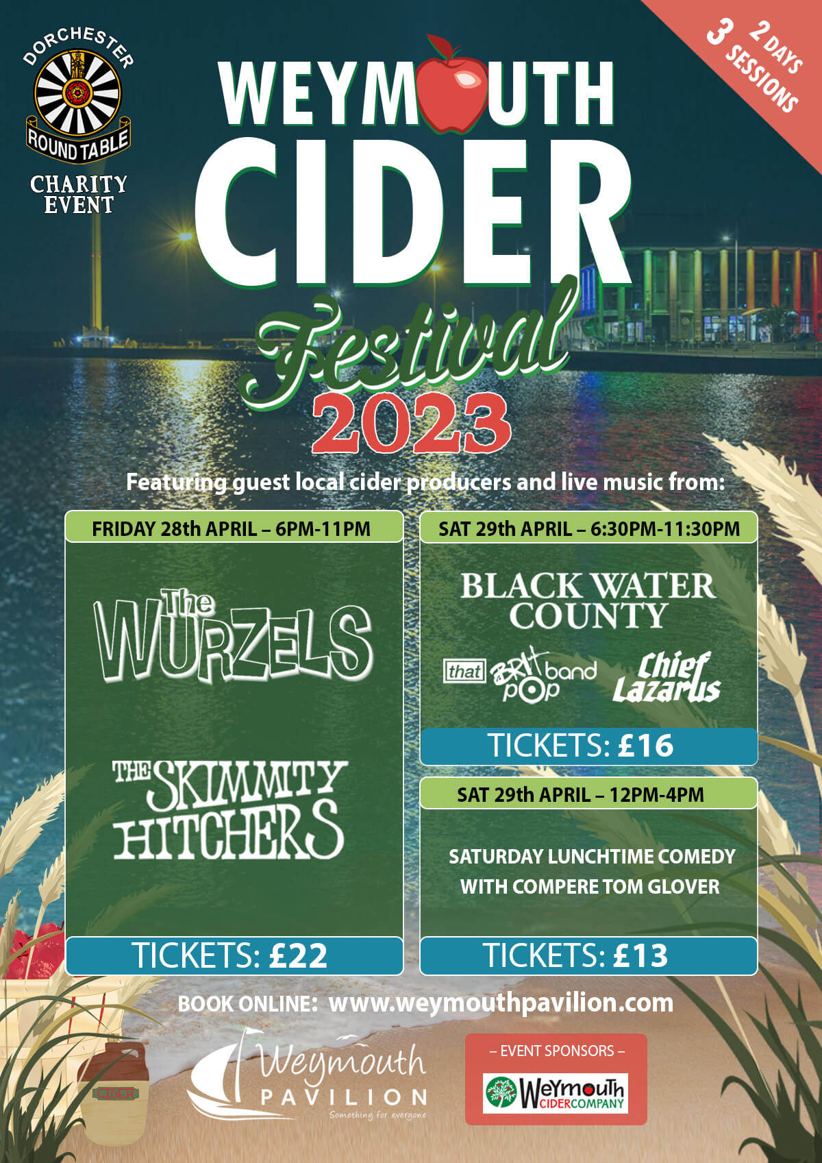 weymouth cider festival 2023 poster