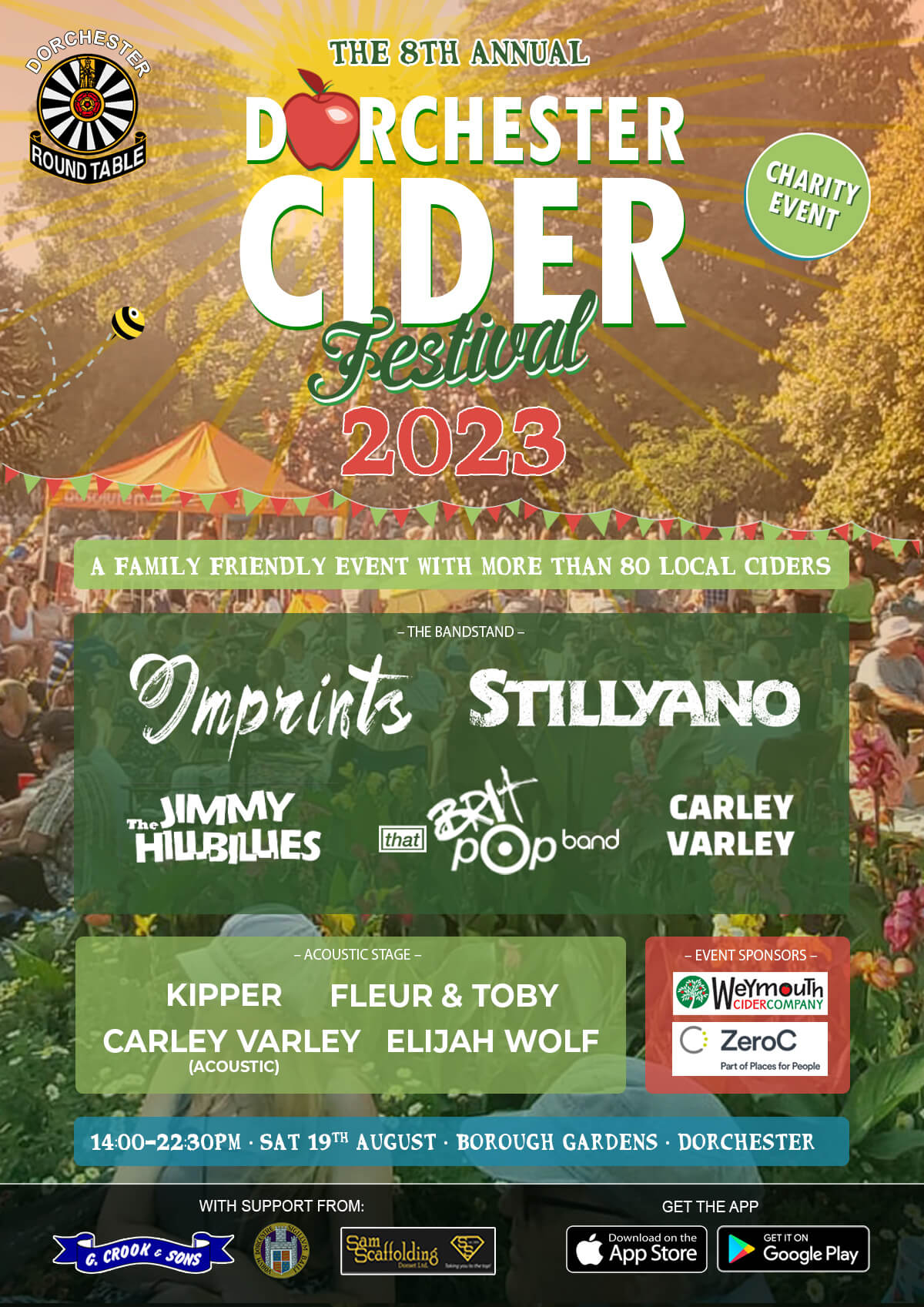 Dorchester Cider Festiva 2023 poster